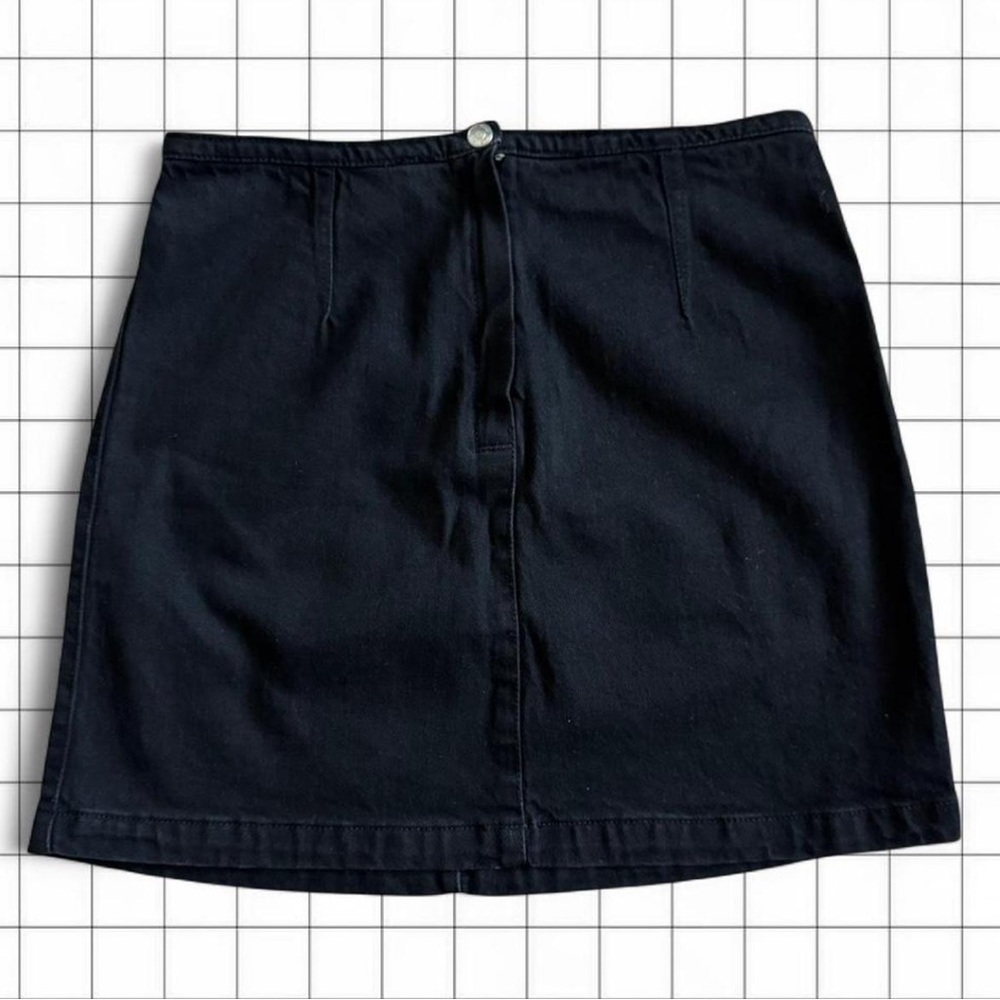 Calvin Klein Black A-Line Mini Skirt